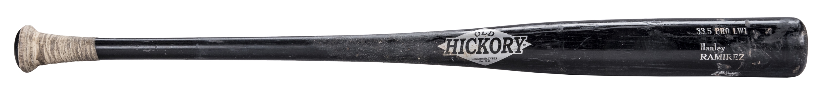 2007-08 Hanley Ramirez Game Used Old Hickory LW1 Model Bat (PSA/DNA GU 9)